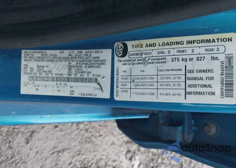 2013 Ford Fiesta Se из США, поврежденный, VIN 3FADP4BJ2DM164983